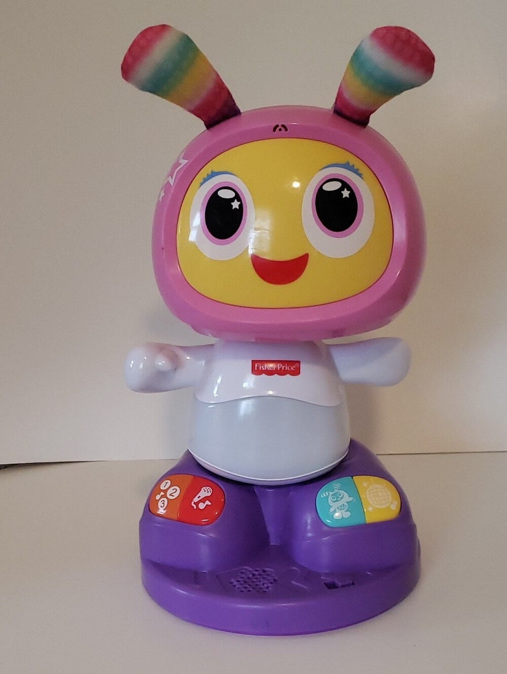 Fisher-Price Pink, Yellow & Purple Musical Learning Robot